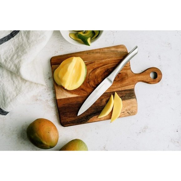 POMELOHOME Paring Utility Plain Edge Knife 5" Hybrid German High Carbon Steel - Picture 4 of 5